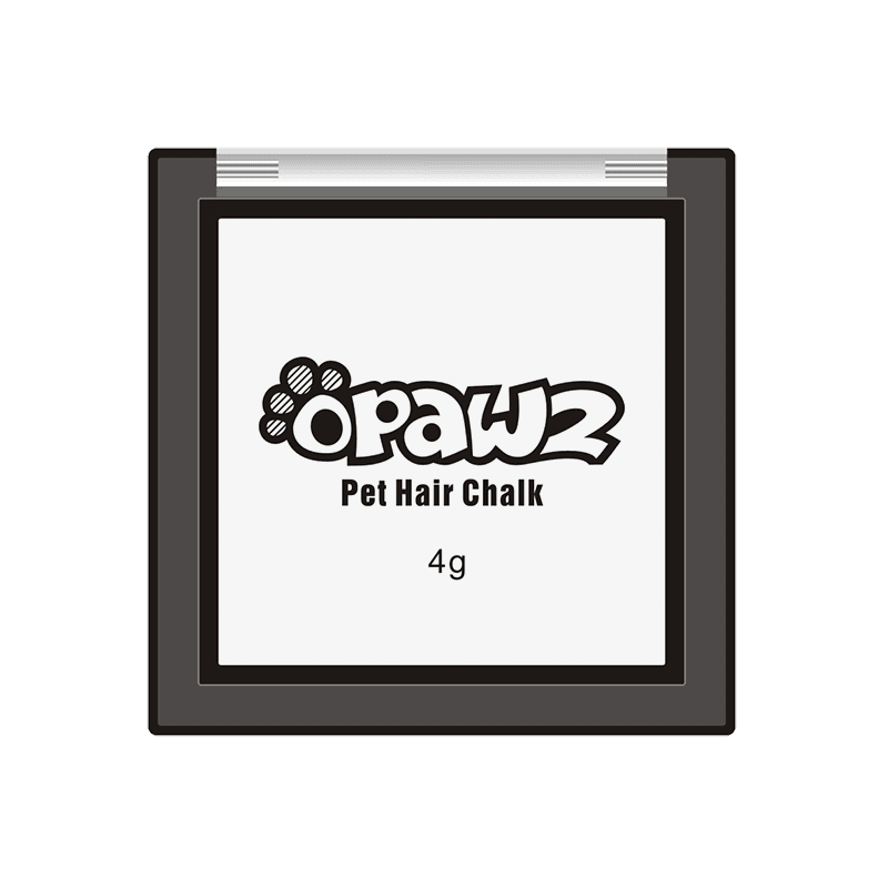 צבע זמני לפרווה - לבן